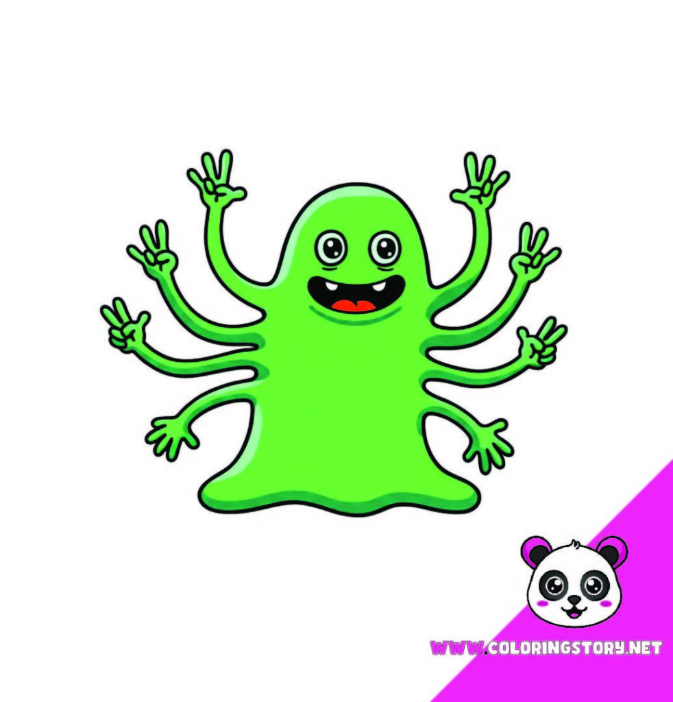 Cute Monsters Coloring Book140000