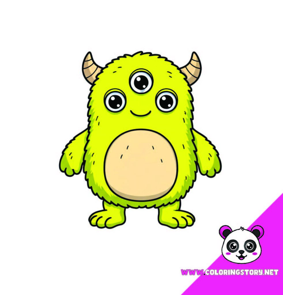 Cute Monsters Coloring Book145000