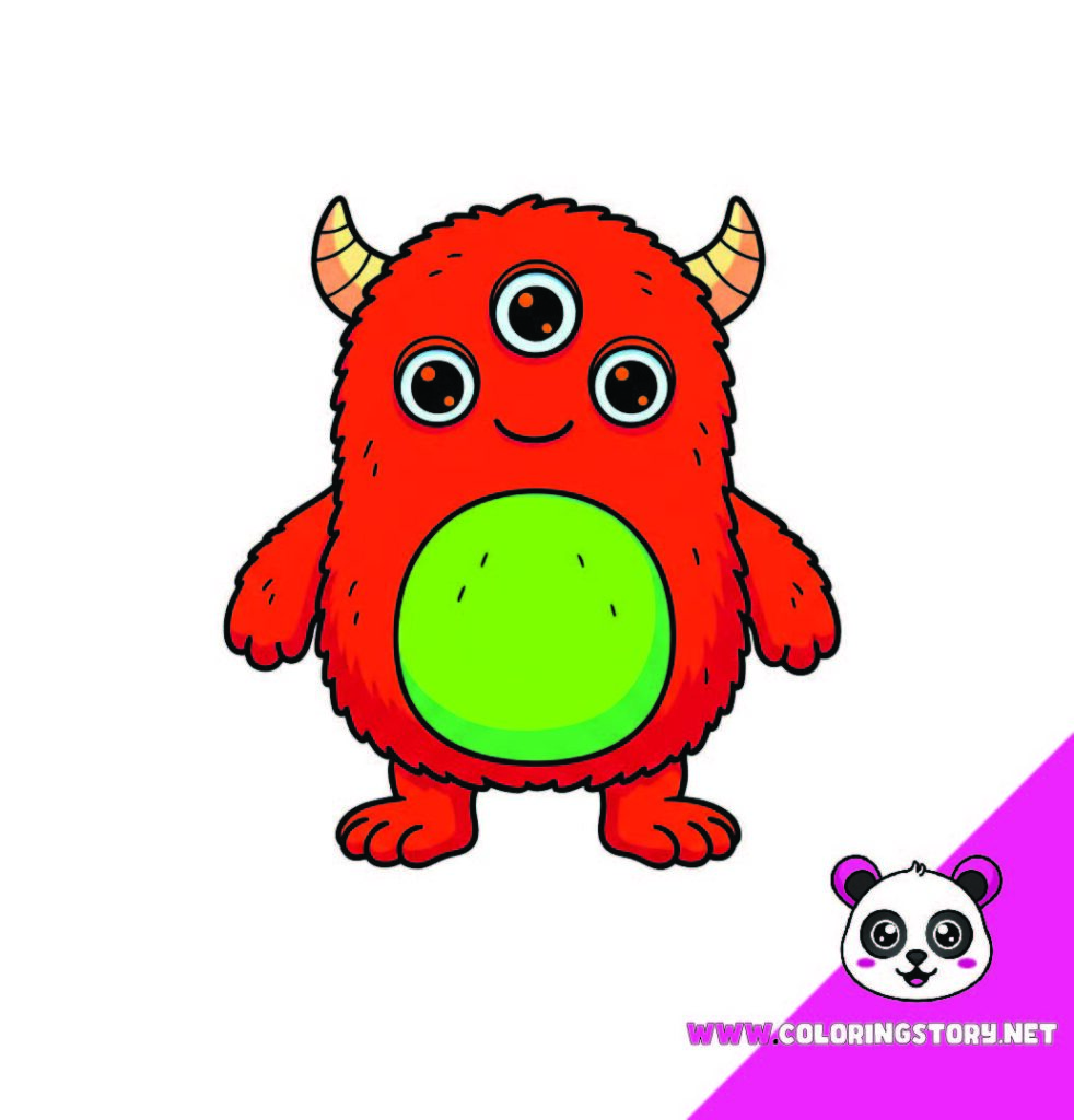 Cute Monsters Coloring Book148000