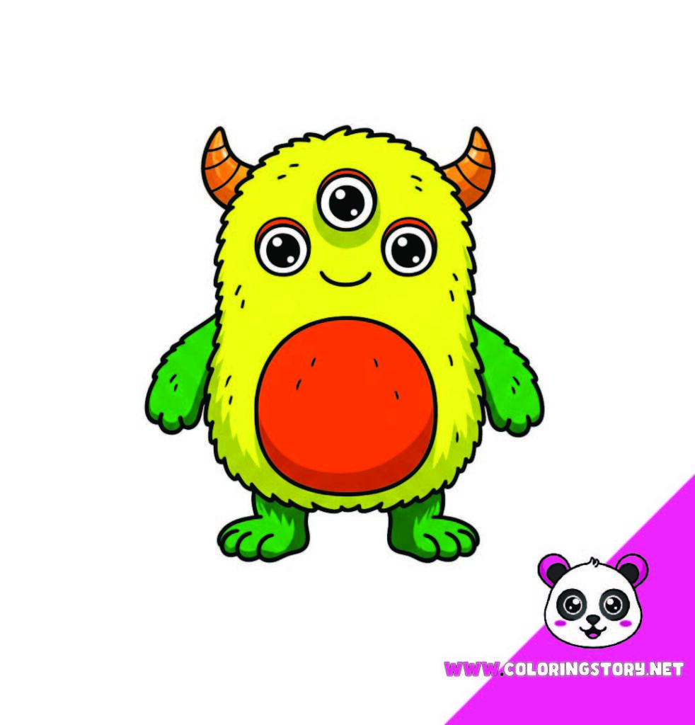 Cute Monsters Coloring Book149000