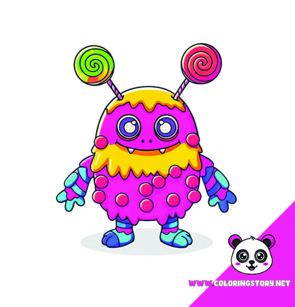 Cute Monsters Coloring Book151000