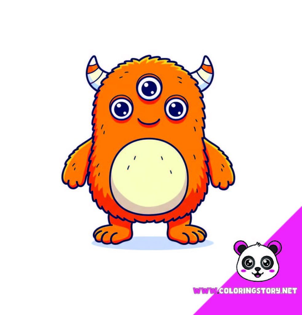 Cute Monsters Coloring Book152000