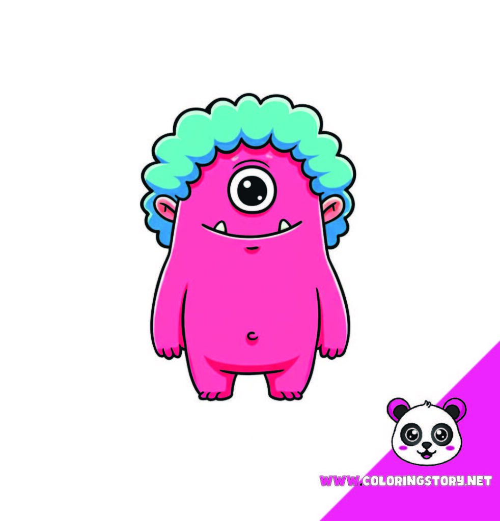 Cute Monsters Coloring Book155000