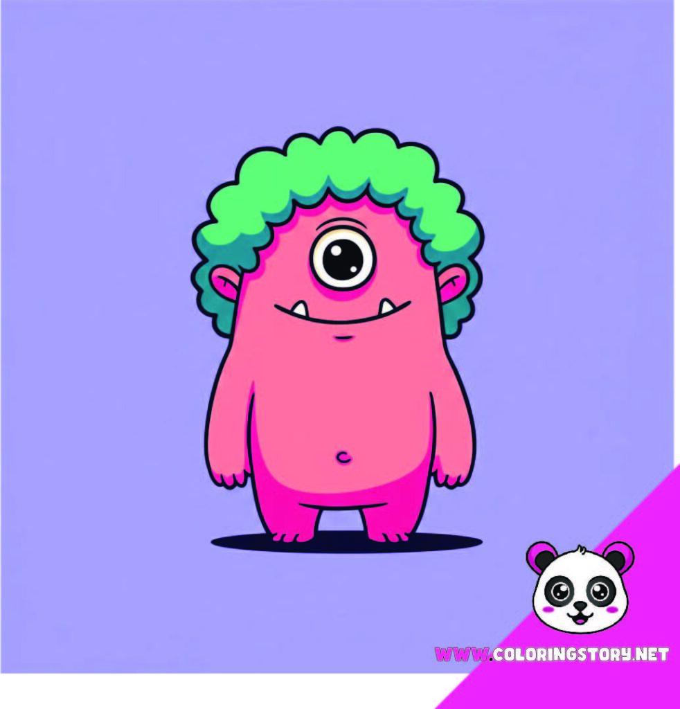 Cute Monsters Coloring Book156000