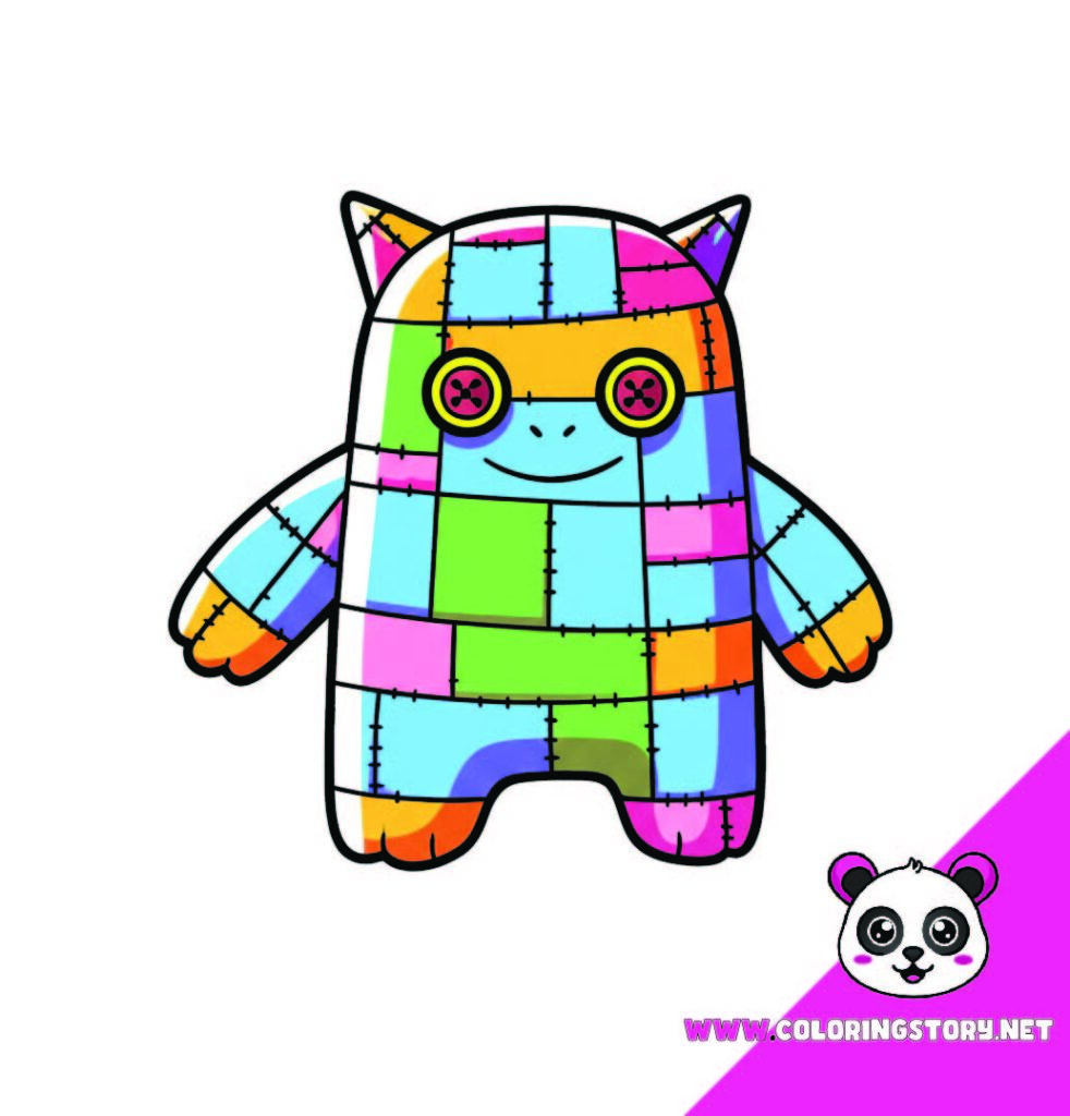 Cute Monsters Coloring Book174000