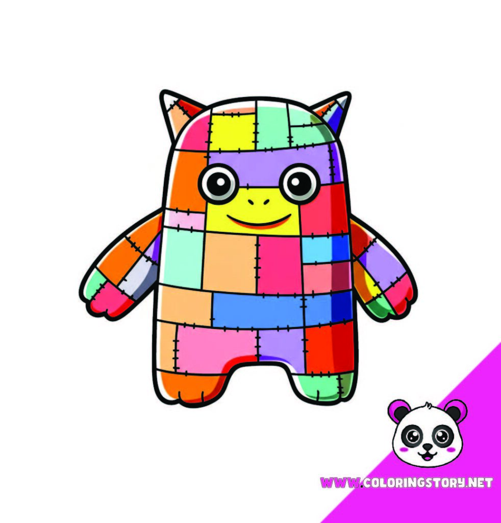 Cute Monsters Coloring Book175000