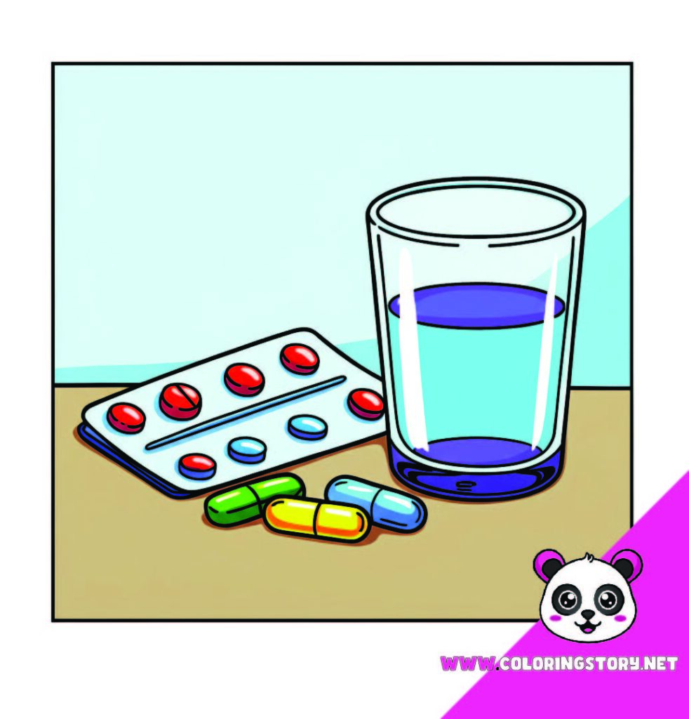 Medical Coloring Book 013000