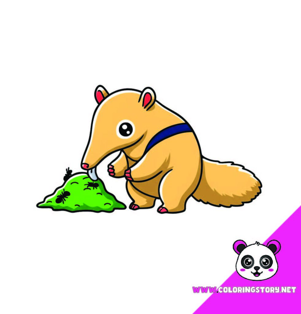 cute animals coloring book 029000