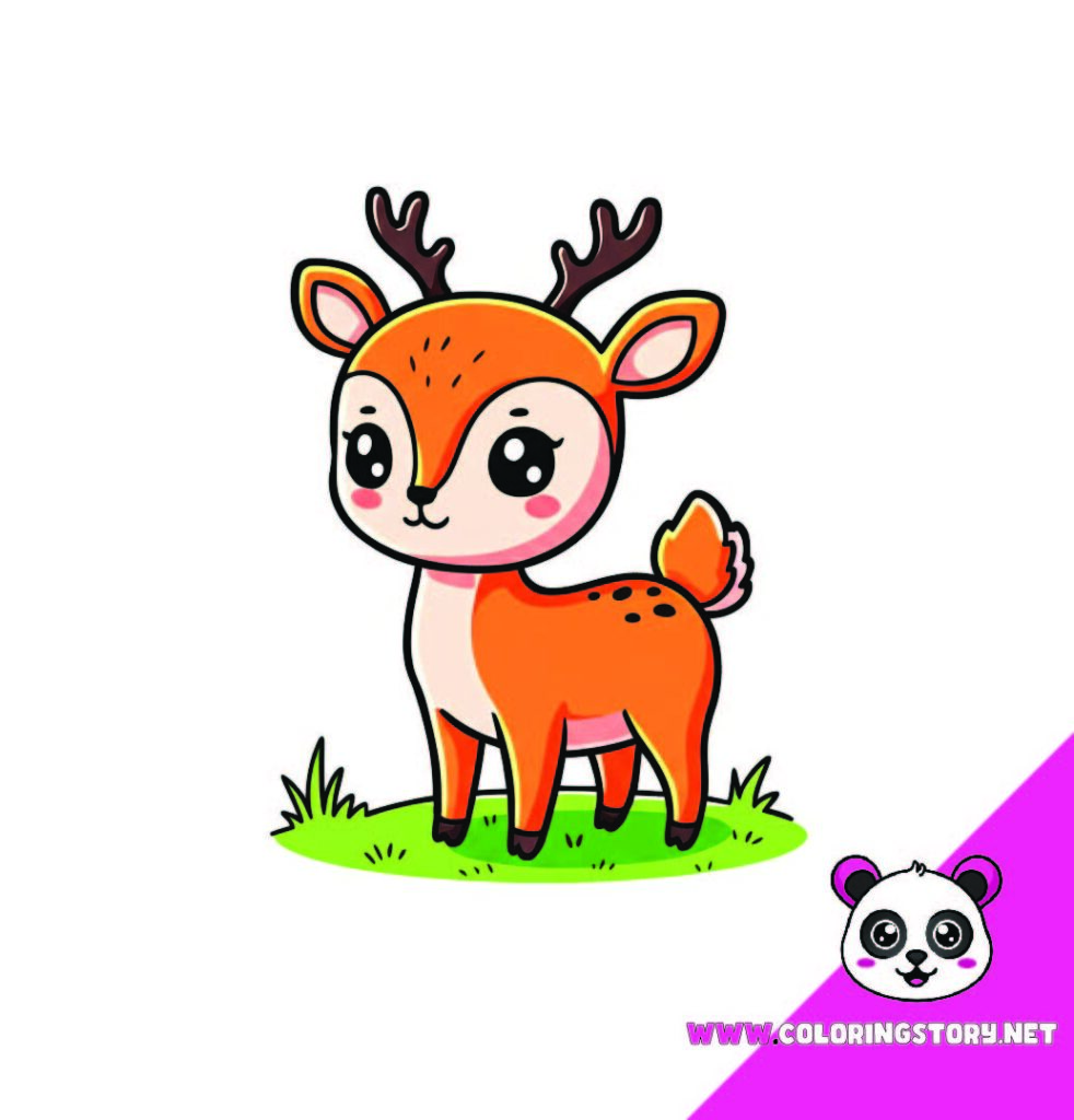 cute animals coloring book 079000